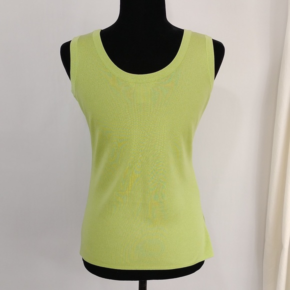 Exclusively Misook Petite Green Tank - Picture 7 of 7